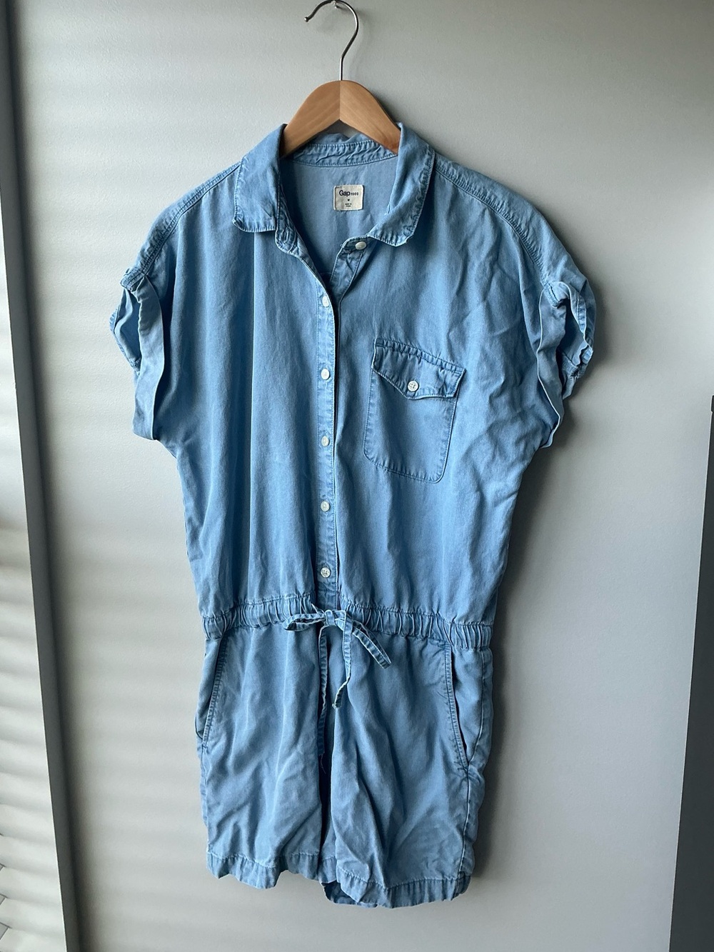 Denim Romper